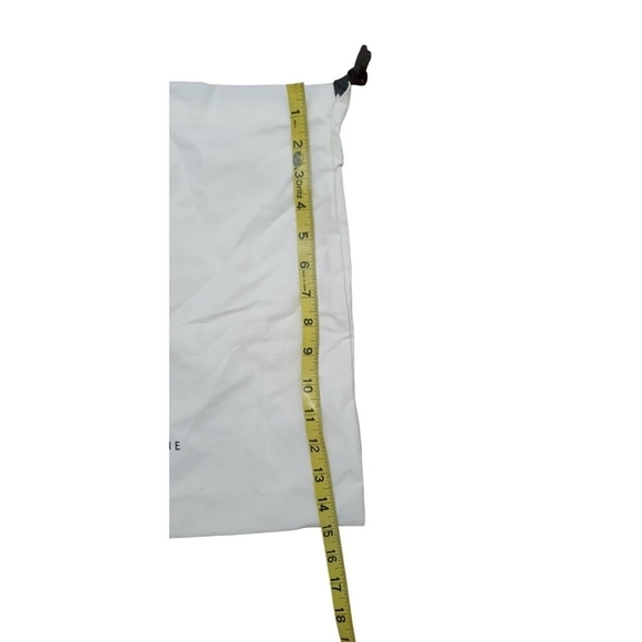 Authentic Celine Drawstring Dust Bag/Pouch CREAM Fabric Size 15x13 - Picture 5 of 6